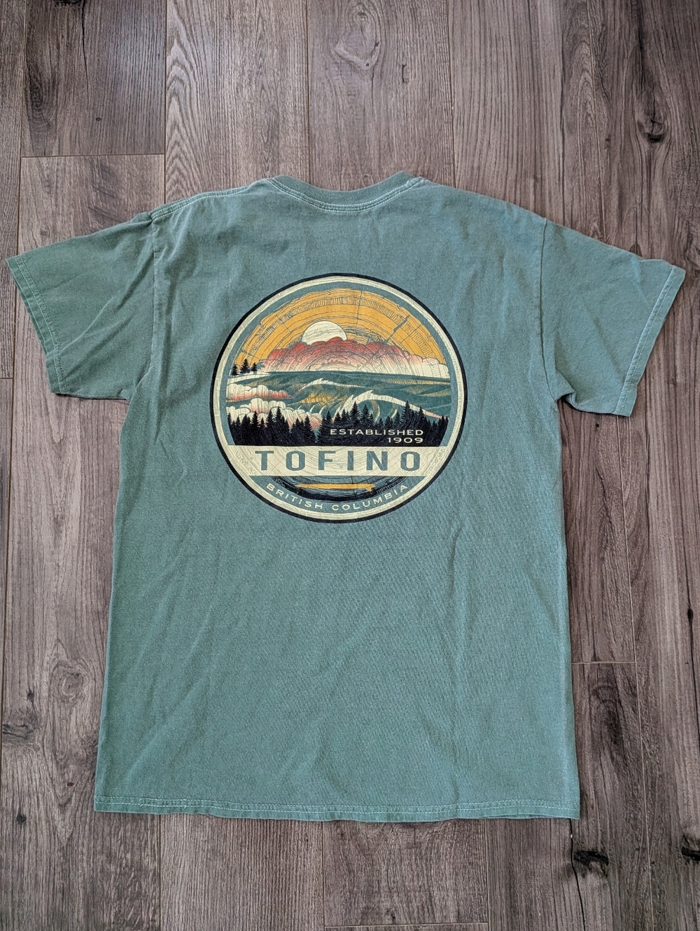 TOFINO Logo Men's T-Shirt Sage Green